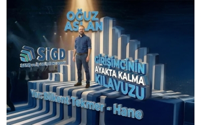 SİGD Fikirler ve Tecrübeler Sahnesi, bu ay girişimcilik ve inovasyon dünyasının deneyimli ismi Oğuz Aslan'ı ağırladık.