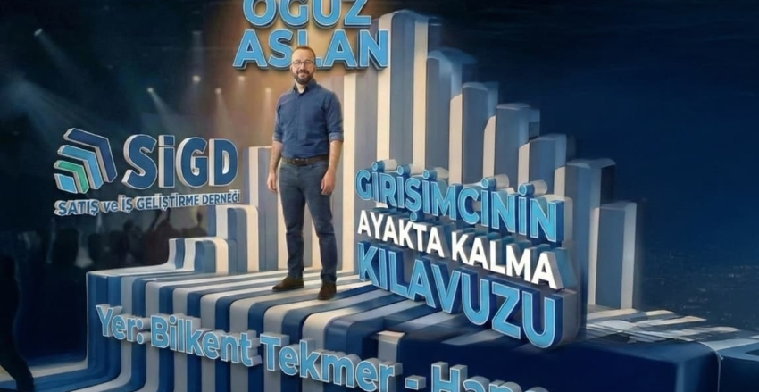 SİGD "Fikirler ve Tecrübeler Sahnesi" bu ay girişimcilik ve inovasyon dünyasının deneyimli ismi Oğuz Aslan'ı ağırlıyor.