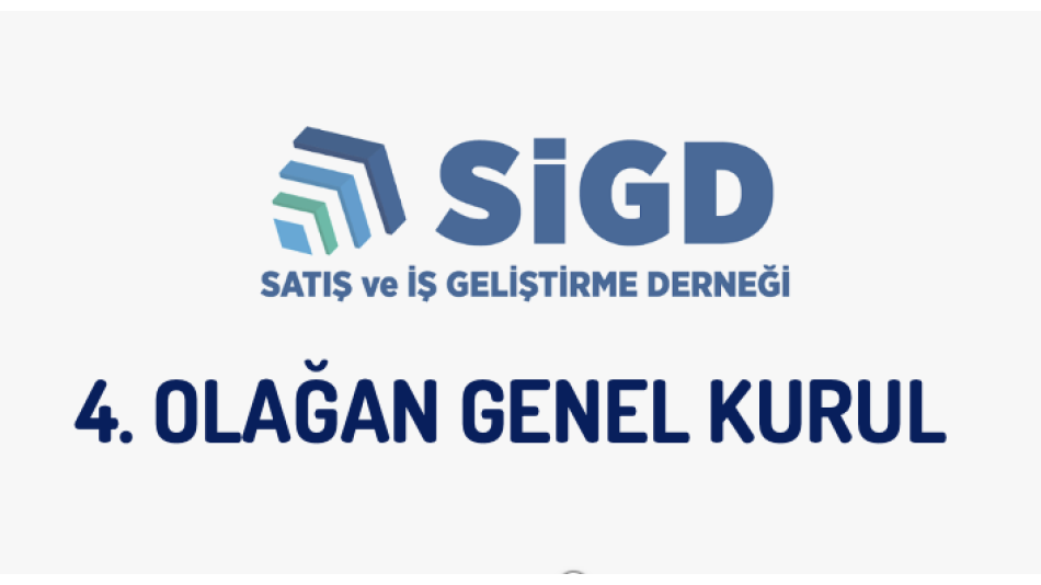 SİGD 4. OLAĞAN GENEL KURUL DUYURUSU